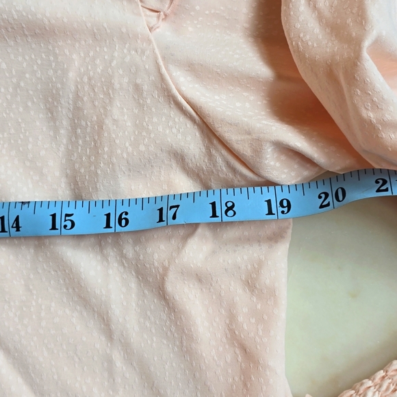 NWT Saint + Sofia London designed Taylor Frill blouse in pastel pink size 10 - Picture 16 of 16